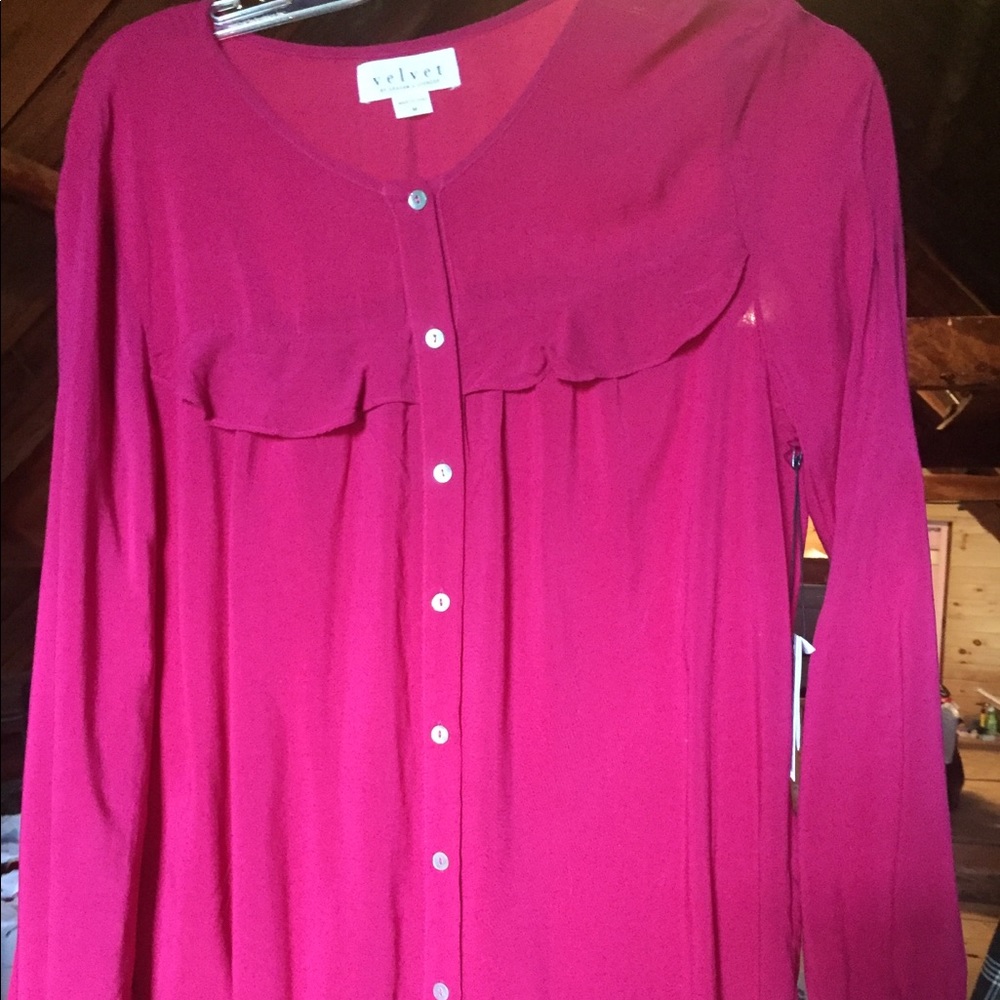 Pink tunic top